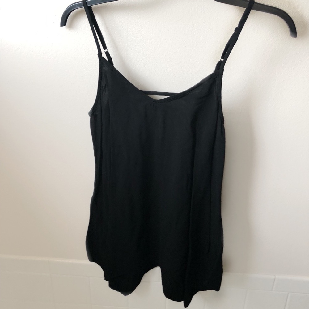 Black Flowy Top
